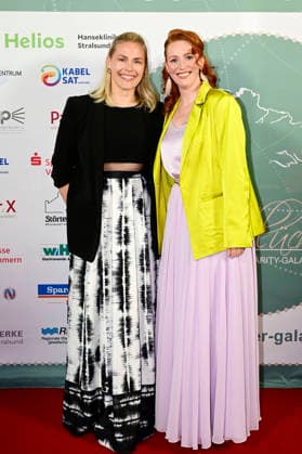 Christiane Reppe and Bianca Graubner at the 9 Windflüchter Charity Gala 2026 in aid of the Betroffen˜ foundation in the Störtebeker Brauquartier Stralsund, 28 03 2026 Foto:xM.xWehnertx xFuturexImagex windfluechter_6308