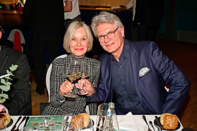 Peter Escher with his wife Ulrike at the 9 Windflüchter Charity Gala 2026 in aid of the Betroffen˜ foundation in the Störtebeker Brauquartier Stralsund, 28 03 2026 Foto:xM.xWehnertx xFuturexImagex windfluechter_6319