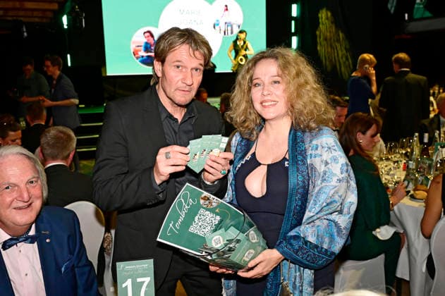 Thure Riefenstein with his wife Patricia Lueger at the 9 Windflüchter Charity Gala 2026 in aid of the Betroffen˜ foundation in the Störtebeker Brauquartier Stralsund, 28 03 2026 Foto:xM.xWehnertx xFuturexImagex windfluechter_6326