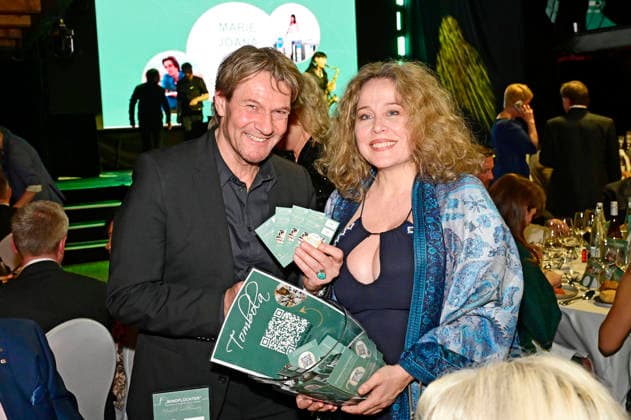 Thure Riefenstein with his wife Patricia Lueger at the 9 Windflüchter Charity Gala 2026 in aid of the Betroffen˜ foundation in the Störtebeker Brauquartier Stralsund, 28 03 2026 Foto:xM.xWehnertx xFuturexImagex windfluechter_6327