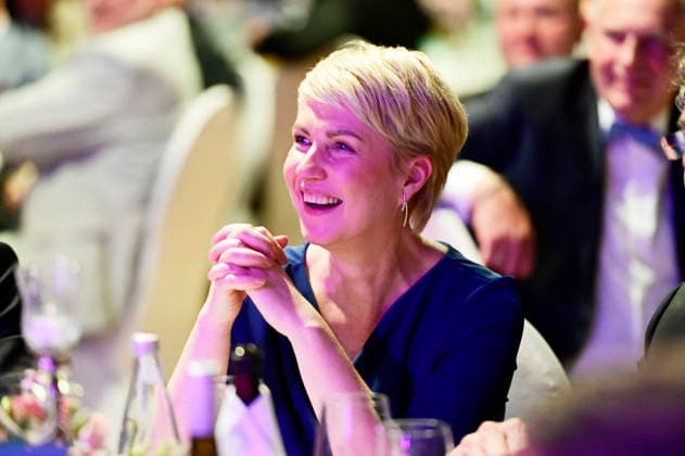 Manuela Schwesig at the 9 Windflüchter Charity Gala 2026 in aid of the Betroffen˜ foundation in the Störtebeker Brauquartier Stralsund, 28 03 2026 Foto:xM.xWehnertx xFuturexImagex windfluechter_6362
