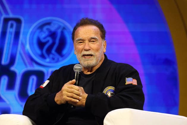 Birmingham, UK. Arnold Schwarzenegger at the Arnold Sports Festival UK 2026. The NEC. 28th March 2026. LMK430-S290326-001 Anfisa Polyushkevych Landmark Media . 