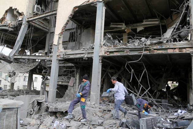 Rescue teams deployed after strike hits Al Araby TV building in Tehran TEHRAN, IRAN - MARCH 29: Search and rescue teams affiliated with the municipality conduct operations in the area after Al Araby television building is struck in the attack carried out by the US and Israel against Iran in Tehran on March 29, 2026. The building, which was targeted by the U.S. and Israel while television staff were preparing for a live broadcast, sustained serious damage. Fatemeh Bahrami Anadolu Tehran Iran. Editorial use only. Please get in touch for any other usage.  Copyright: x2026xAnadoluxFatemehxBahramix