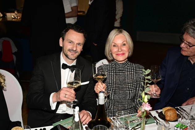 David Böthig and Ulrike Escher at the 9 Windflüchter Charity Gala 2026 in aid of the Betroffen˜ foundation in the Störtebeker Brauquartier Stralsund, 28 03 2026 Copyright: xMatthiasxWehnertx