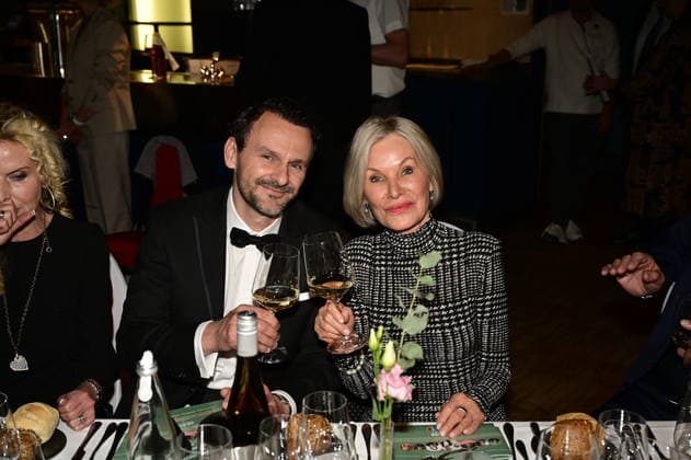 David Böthig and Ulrike Escher at the 9 Windflüchter Charity Gala 2026 in aid of the Betroffen˜ foundation in the Störtebeker Brauquartier Stralsund, 28 03 2026 Copyright: xMatthiasxWehnertx
