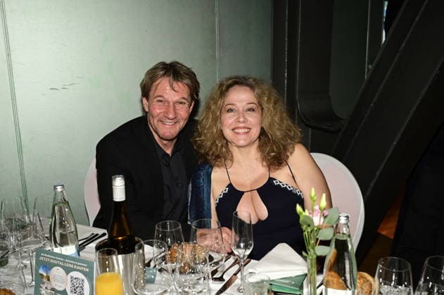 Thure Riefenstein with his wife Patricia Lueger at the 9 Windflüchter Charity Gala 2026 in aid of the Betroffen˜ foundation in the Störtebeker Brauquartier Stralsund, 28 03 2026 Copyright: xMatthiasxWehnertx