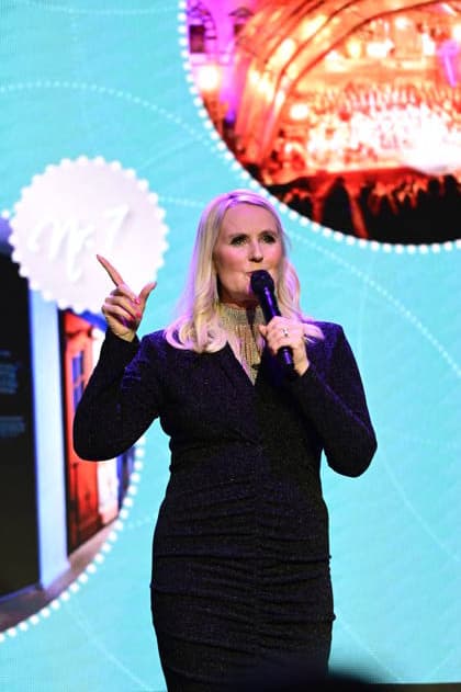 Anja Petzold at the 9 Windflüchter Charity Gala 2026 in aid of the Betroffen˜ foundation in the Störtebeker Brauquartier Stralsund, 28 03 2026 Copyright: xMatthiasxWehnertx
