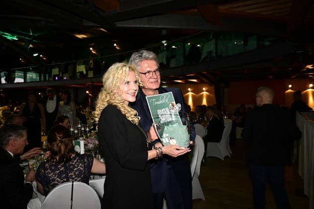 Thure Riefenstein with his wife Patricia Lueger at the 9 Windflüchter Charity Gala 2026 in aid of the Betroffen˜ foundation in the Störtebeker Brauquartier Stralsund, 28 03 2026 Copyright: xMatthiasxWehnertx