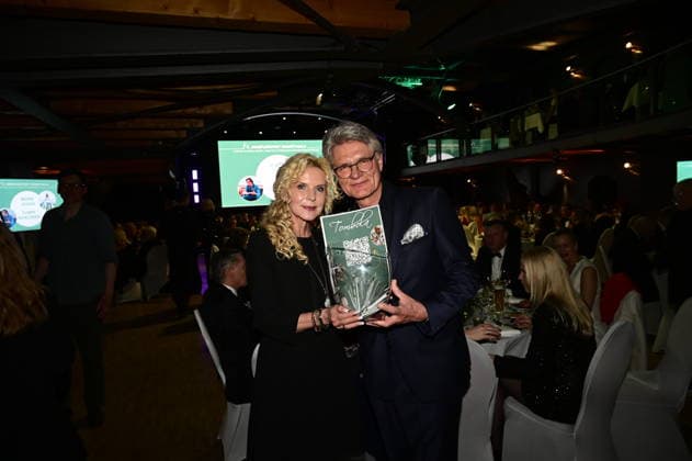 Thure Riefenstein with his wife Patricia Lueger at the 9 Windflüchter Charity Gala 2026 in aid of the Betroffen˜ foundation in the Störtebeker Brauquartier Stralsund, 28 03 2026 Copyright: xMatthiasxWehnertx