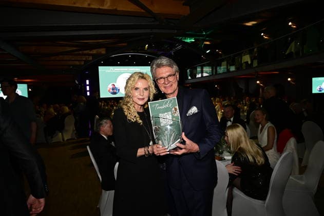 Thure Riefenstein with his wife Patricia Lueger at the 9 Windflüchter Charity Gala 2026 in aid of the Betroffen˜ foundation in the Störtebeker Brauquartier Stralsund, 28 03 2026 Copyright: xMatthiasxWehnertx