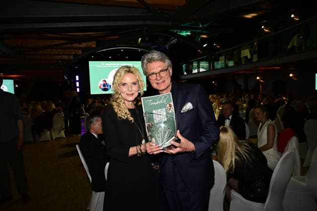 Thure Riefenstein with his wife Patricia Lueger at the 9 Windflüchter Charity Gala 2026 in aid of the Betroffen˜ foundation in the Störtebeker Brauquartier Stralsund, 28 03 2026 Copyright: xMatthiasxWehnertx