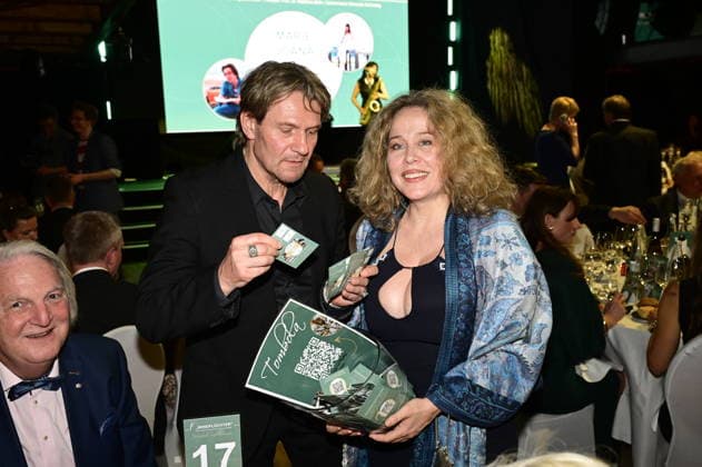 Thure Riefenstein with his wife Patricia Lueger at the 9 Windflüchter Charity Gala 2026 in aid of the Betroffen˜ foundation in the Störtebeker Brauquartier Stralsund, 28 03 2026 Copyright: xMatthiasxWehnertx