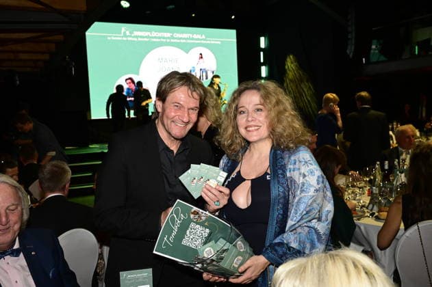 Thure Riefenstein with his wife Patricia Lueger at the 9 Windflüchter Charity Gala 2026 in aid of the Betroffen˜ foundation in the Störtebeker Brauquartier Stralsund, 28 03 2026 Copyright: xMatthiasxWehnertx