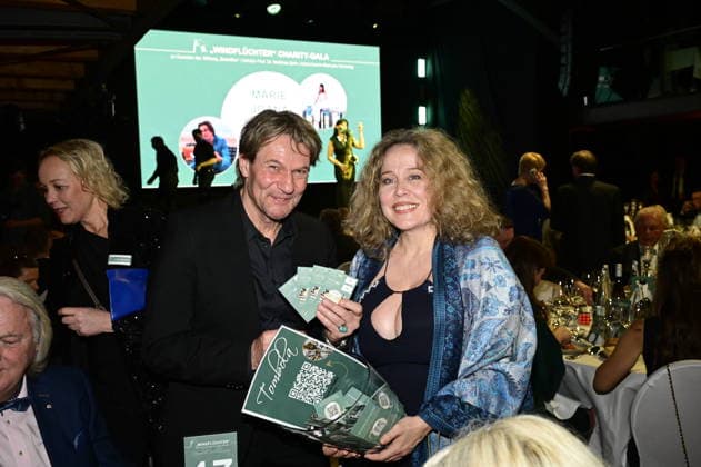 Thure Riefenstein with his wife Patricia Lueger at the 9 Windflüchter Charity Gala 2026 in aid of the Betroffen˜ foundation in the Störtebeker Brauquartier Stralsund, 28 03 2026 Copyright: xMatthiasxWehnertx