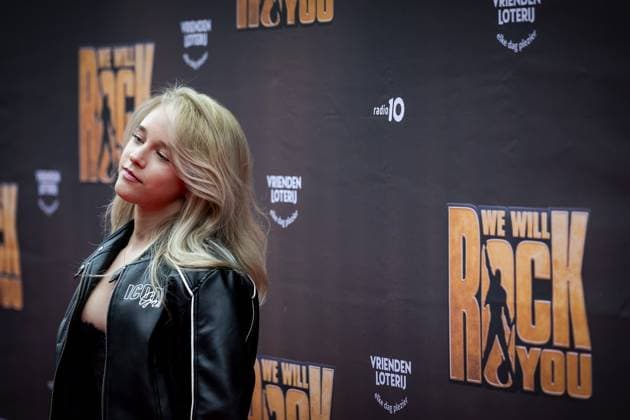 AMSTERDAM - Emma Kok prior to the premiere of the musical We Will Rock You at the DeLaMar Theatre. The musical, based on the music of Queen, is returning to Dutch theaters. ROBIN VAN LONKHUIJSEN ANP netherlands out - belgium out  Copyright: xx x554667465x originalFilename: 554667465.jpg
