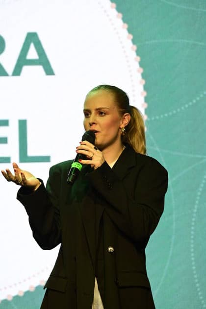 Clara Lösel at the 9 Windflüchter Charity Gala 2026 in aid of the Betroffen˜ Foundation in the Störtebeker Brauquartier Stralsund, 28 03 2026 Copyright: xMatthiasxWehnertx