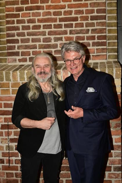 Hans Jürgen Jäcky Reznicek and Peter Escher at the 9 Windflüchter Charity Gala 2026 in aid of the Betroffen˜ foundation in the Störtebeker Brauquartier Stralsund, 28 03 2026 Copyright: xMatthiasxWehnertx