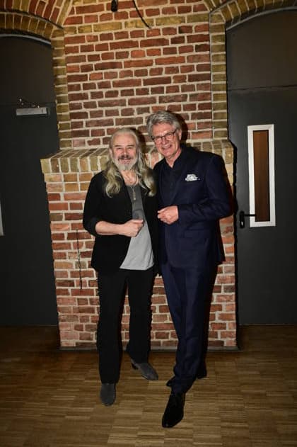 Hans Jürgen Jäcky Reznicek and Peter Escher at the 9 Windflüchter Charity Gala 2026 in aid of the Betroffen˜ foundation in the Störtebeker Brauquartier Stralsund, 28 03 2026 Copyright: xMatthiasxWehnertx