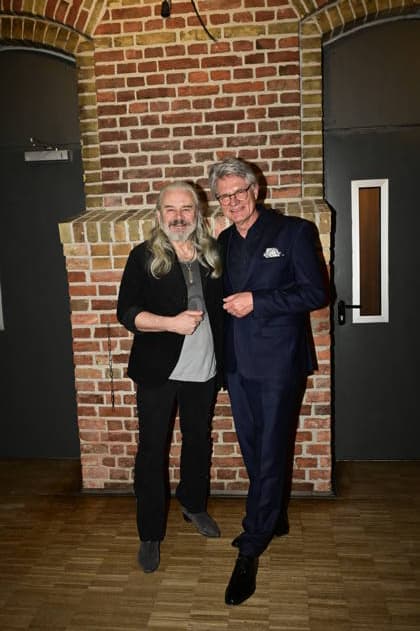 Hans Jürgen Jäcky Reznicek and Peter Escher at the 9 Windflüchter Charity Gala 2026 in aid of the Betroffen˜ foundation in the Störtebeker Brauquartier Stralsund, 28 03 2026 Copyright: xMatthiasxWehnertx