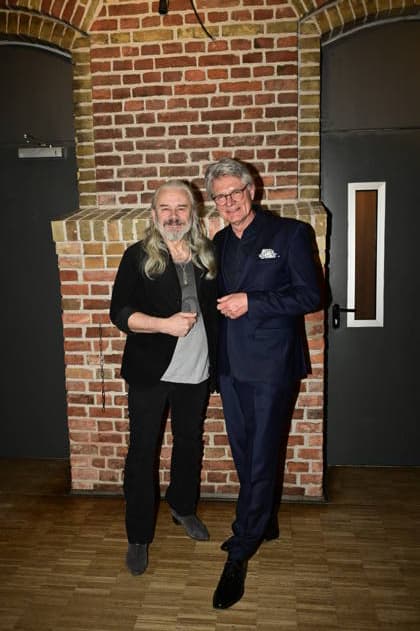 Hans Jürgen Jäcky Reznicek and Peter Escher at the 9 Windflüchter Charity Gala 2026 in aid of the Betroffen˜ foundation in the Störtebeker Brauquartier Stralsund, 28 03 2026 Copyright: xMatthiasxWehnertx