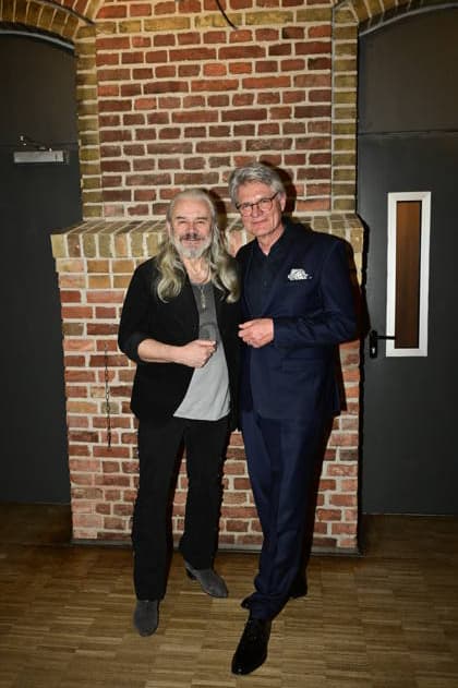 Hans Jürgen Jäcky Reznicek and Peter Escher at the 9 Windflüchter Charity Gala 2026 in aid of the Betroffen˜ foundation in the Störtebeker Brauquartier Stralsund, 28 03 2026 Copyright: xMatthiasxWehnertx