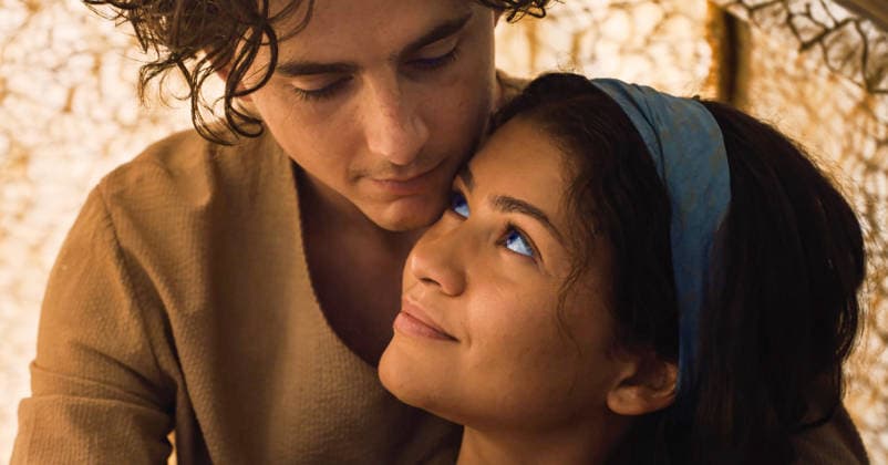 TimothÃ e Chalamet and Zendaya USA. TimothÃ e Chalamet and Zendaya in (C)Warner Bros. Pictures new movie: Dune: Part Three (2026) Plot: It follows Muad dib, heir to unimaginable power, as he brings to fruition the ancient scheme to create a superbeing ruler among men, not in the heavens. LMK110-J11666-240326 Supplied by LMKMEDIA. Editorial Only. Landmark Media is not the copyright owner of these Film or TV stills but provides a service only for recognised Media outlets. 