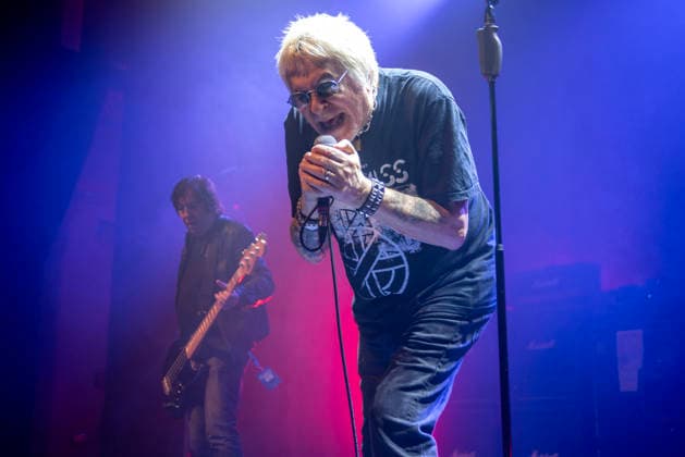 Scarborough Punk Festival 2026, UK - 29 Mar 2026 Front man of the UK Subs, Charlie Harper performs during the gig on the festival in Scarborough. Hundreds of punk rock fans gathered in Scarborough Spa in Yorkshire county, England for the two days long punk rock festival. Scarborough United Kingdom Copyright: xKrisztianxElekx xSOPAxImagesx SSS_20260329_PUNK_FEST_0011005251