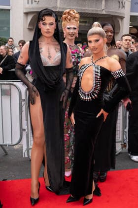 March 29, 2026, London, United Kingdom: L-R Ophelia Love, Miss Leigh Ding, La Belle and Vanity Milan seen at the Red Carpet Catwalk for the Gala performance of Kinky Boots The Musical for WaterAid. Kinky Boots the Musical opens at London Coliseum in the West End and host a Gala Night in aid of WaterAid. .Arrivals and Cast on the red carpet and the curtain call of the show. March 29th 2026 London United Kingdom - ZUMAs197 20260329_aaa_s197_602 Copyright: xBonniexBritainx