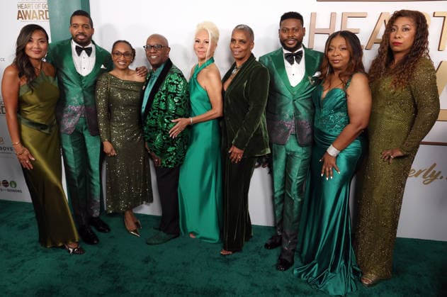 Red carpet arrivals during the 2nd Annual Heart of Gold Awards at the Four Seasons Hotel Featuring: Yannick Jules Bannister, Julian L. Bannister, and Family Where: Los Angeles, California, United States When: 29 Mar 2026 Credit: Faye s Vision Cover Images EDITORIAL USE ONLY. NOT FOR USE BY NEWSPAPERS BASED IN THE UK. Copyright: xx coverimg55589572