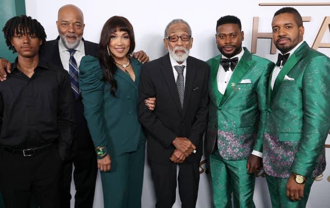 Red carpet arrivals during the 2nd Annual Heart of Gold Awards at the Four Seasons Hotel Featuring: Kyle Whitley, Joshua Whitley Johnson, William Whitley, Kym Whitley, Yannick Jules Bannister, Julian L. Bannister Where: Los Angeles, California, United States When: 29 Mar 2026 Credit: Faye s Vision Cover Images EDITORIAL USE ONLY. NOT FOR USE BY NEWSPAPERS BASED IN THE UK. Copyright: xx coverimg55589624