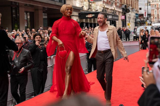 March 29, 2026, London, United Kingdom: L-R Johannes Radebe and Matt Cardle seen walking the Red Carpet Catwalk for the Gala performance of Kinky Boots The Musical for WaterAid. Kinky Boots the Musical opens at London Coliseum in the West End and host a Gala Night in aid of WaterAid. .Arrivals and Cast on the red carpet and the curtain call of the show. March 29th 2026 London United Kingdom - ZUMAs197 20260329_aaa_s197_615 Copyright: xBonniexBritainx