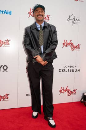 March 29, 2026, London, United Kingdom: Austyn Farrell seen arriving for the Gala performance of Kinky Boots The Musical for WaterAid Kinky Boots the Musical opens at London Coliseum in the West End and host a Gala Night in aid of WaterAid. .Arrivals and Cast on the red carpet and the curtain call of the show. March 29th 2026 London United Kingdom - ZUMAs197 20260329_aaa_s197_624 Copyright: xBonniexBritainx