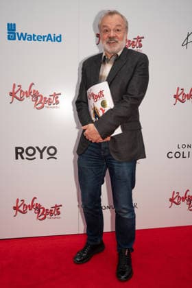 March 29, 2026, London, United Kingdom: Graham Norton seen arriving for the Gala performance of Kinky Boots The Musical for WaterAid Kinky Boots the Musical opens at London Coliseum in the West End and host a Gala Night in aid of WaterAid. .Arrivals and Cast on the red carpet and the curtain call of the show. March 29th 2026 London United Kingdom - ZUMAs197 20260329_aaa_s197_626 Copyright: xBonniexBritainx