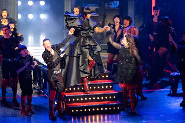 March 29, 2026, London, United Kingdom: L-R Matt Cardle, Johannes Radebe and Courtney Bowman seen on stage in the curtain call of gala night of Kinky Boots The Musical for Water Aid Kinky Boots the Musical opens at London Coliseum in the West End and host a Gala Night in aid of WaterAid. .Arrivals and Cast on the red carpet and the curtain call of the show. March 29th 2026 London United Kingdom - ZUMAs197 20260329_aaa_s197_635 Copyright: xBonniexBritainx
