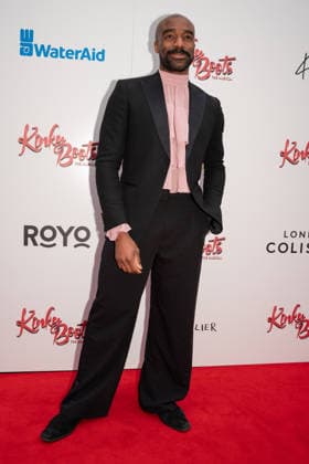 March 29, 2026, London, United Kingdom: Ore Oduba seen arriving for the Gala performance of Kinky Boots The Musical for WaterAid Kinky Boots the Musical opens at London Coliseum in the West End and host a Gala Night in aid of WaterAid. .Arrivals and Cast on the red carpet and the curtain call of the show. March 29th 2026 London United Kingdom - ZUMAs197 20260329_aaa_s197_636 Copyright: xBonniexBritainx