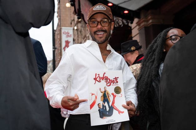 March 29, 2026, London, United Kingdom: Marcus Collins seen arriving for the Gala performance of Kinky Boots The Musical for WaterAid Kinky Boots the Musical opens at London Coliseum in the West End and host a Gala Night in aid of WaterAid. .Arrivals and Cast on the red carpet and the curtain call of the show. March 29th 2026 London United Kingdom - ZUMAs197 20260329_aaa_s197_665 Copyright: xBonniexBritainx