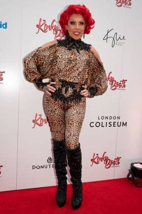 March 29, 2026, London, United Kingdom: La Voix seen arriving for the Gala performance of Kinky Boots The Musical for WaterAid Kinky Boots the Musical opens at London Coliseum in the West End and host a Gala Night in aid of WaterAid. .Arrivals and Cast on the red carpet and the curtain call of the show. March 29th 2026 London United Kingdom - ZUMAs197 20260329_aaa_s197_673 Copyright: xBonniexBritainx
