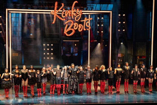 March 29, 2026, London, United Kingdom: The cast of Kinky Boots the musical seen on stage at the curtain call of gala night for Water Aid Kinky Boots the Musical opens at London Coliseum in the West End and host a Gala Night in aid of WaterAid. .Arrivals and Cast on the red carpet and the curtain call of the show. March 29th 2026 London United Kingdom - ZUMAs197 20260329_aaa_s197_687 Copyright: xBonniexBritainx