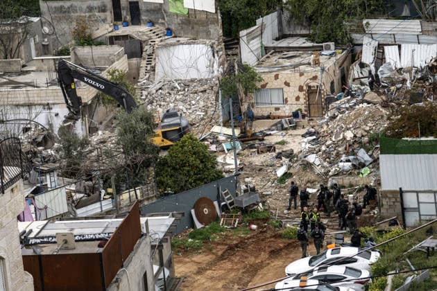 Israeli military demolished two Palestinian-owned homes in Jerusalem JERUSALEM - MARCH 30: Israeli military demolishes two Palestinian-owned homes in the Silwan neighborhood of Jerusalem on March 30, 2026. Mostafa Alkharouf Anadolu Jerusalem Israel. Editorial use only. Please get in touch for any other usage.  Copyright: x2026xAnadoluxMostafaxAlkharoufx