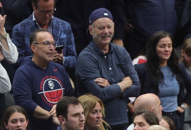 WASHINGTON, D.C. - MARCH 29: Bill Murray seen at the University of Connecticut vs Duke Blue Devils Men™s NCAA basketball Tournament - Elite Eight on March 29, 2026 at Capital One Arena in Washington, D.C.. Copyright: xmpi34 MediaPunchx