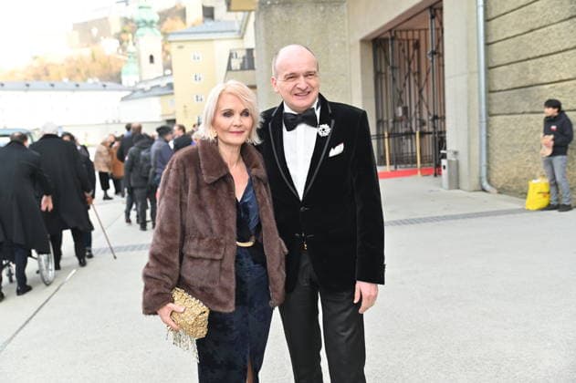Claudia Gugger Bessinger, husband Günther Bessinger, Das Rheingold, premiere, Easter Festival, Salzburg, 2026, Manfred Siebinger