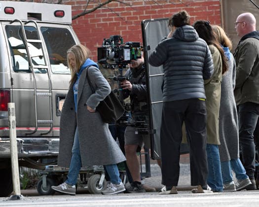 Scarlett Johansson spotted on set of The Exorcist in New York City Featuring: Scarlett Johansson Where: New York City, New York, United States When: 30 Mar 2026 Credit: Elder Ordonez INSTARimages EDITORIAL USE ONLY. NOT FOR USE BY NEWSPAPERS BASED IN THE UK. Copyright: xx instar55590449