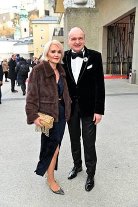Claudia Gugger Bessinger, husband Günther Bessinger, Das Rheingold, premiere, Easter Festival, Salzburg, 2026, Manfred Siebinger