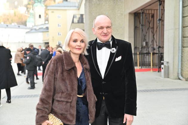 Claudia Gugger Bessinger, husband Günther Bessinger, Das Rheingold, premiere, Easter Festival, Salzburg, 2026, Manfred Siebinger