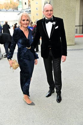 Claudia Gugger Bessinger, husband Günther Bessinger, Das Rheingold, premiere, Easter Festival, Salzburg, 2026, Manfred Siebinger