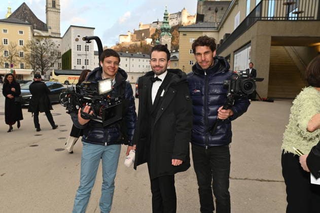 Servus TV team, Das Rheingold, premiere, Easter Festival, Salzburg, 2026, Manfred Siebinger