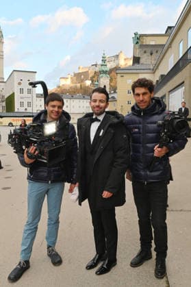 Servus TV team, Das Rheingold, premiere, Easter Festival, Salzburg, 2026, Manfred Siebinger