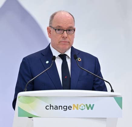 ChangeNOW 2026 meetings in Paris PARIS, FRANCE - MARCH 30: Albert II, Prince of Monaco, speaks during the ‘ChangeNow 26’ at the Grand Palais in Paris, France on March 30, 2026. Mustafa Yalcin Anadolu Paris France. Editorial use only. Please get in touch for any other usage.  Copyright: x2026xAnadoluxMustafaxYalcinx