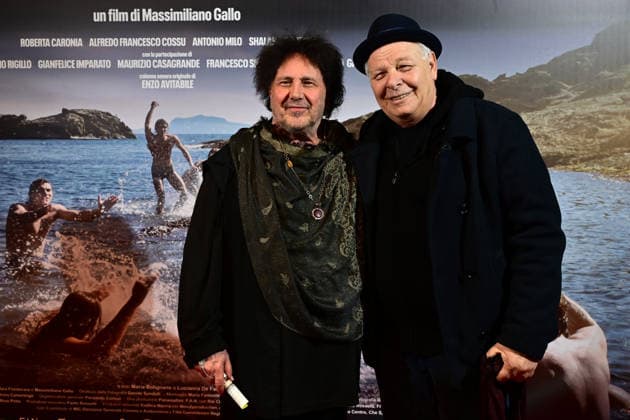 Cinema Metropolitan (Na) 03 30 2026 Premiere of the film La Salita by Massimiliano Gallo. In the photo: Enzo Avitabile - Enzo Gragnaniello  Copyright: xRobertoxJandolix xipa-agency.netx xRobertoxJandolix IPA_Agency_IPA73651906