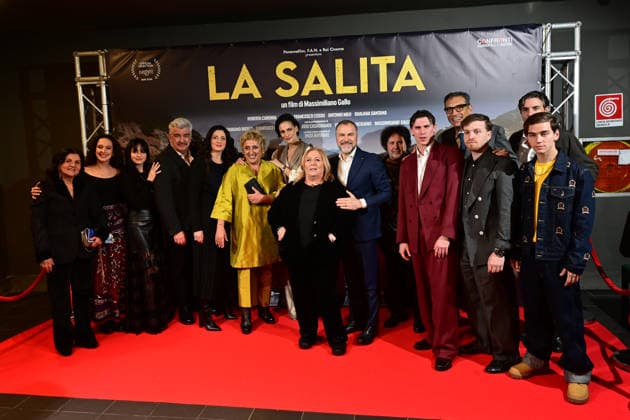 Cinema Metropolitan (Na) 03 30 2026 Premiere of the film La Salita by Massimiliano Gallo In the photo: Cast  Copyright: xRobertoxJandolix xipa-agency.netx xRobertoxJandolix IPA_Agency_IPA73652074